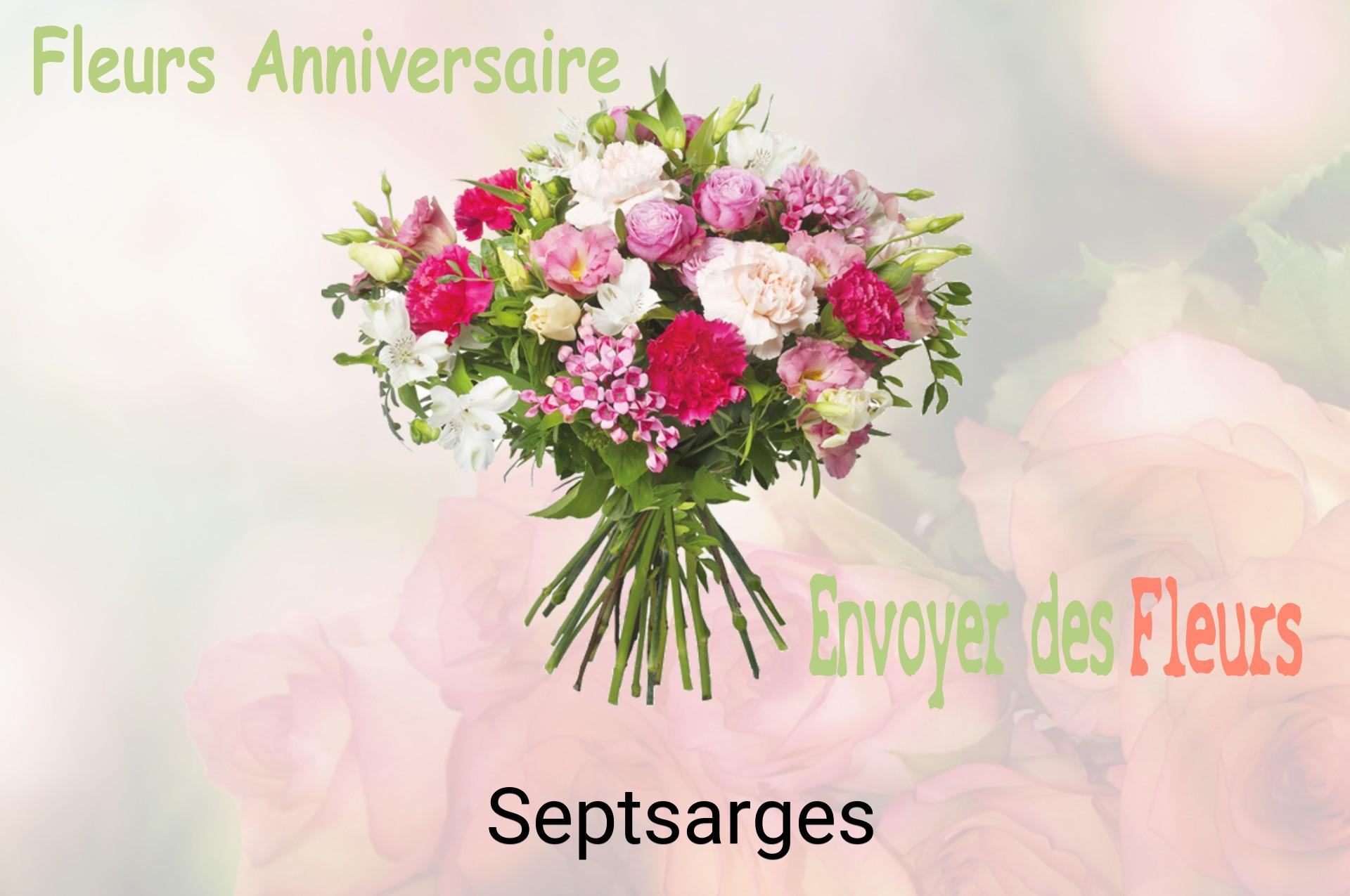 Bouquet de fleurs d’anniversaire livré à Septsarges